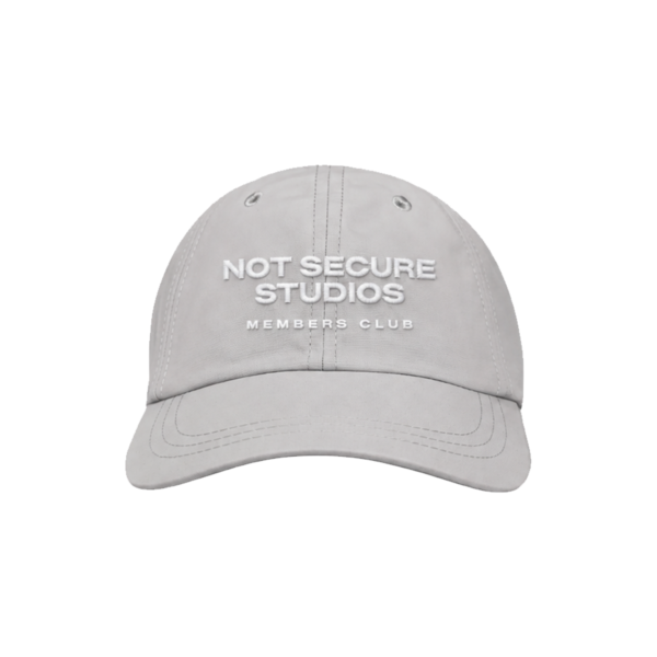 MEMBERS CLUB CAP LIGHT GREY
